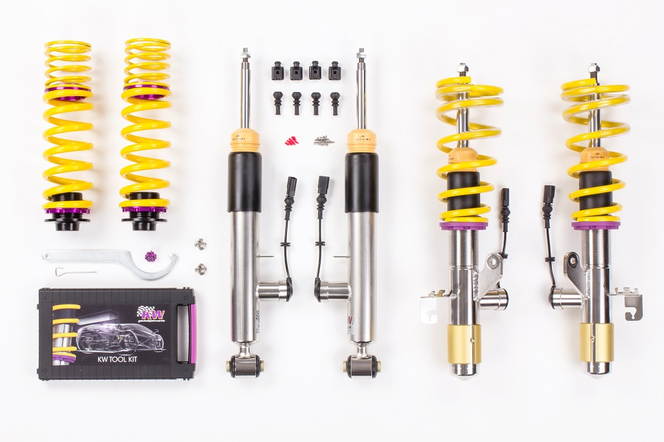 Adaptives und elektonisch einstellbares KW DDC Gewindefahrwerk für den BMW 3er  und BMW 4er