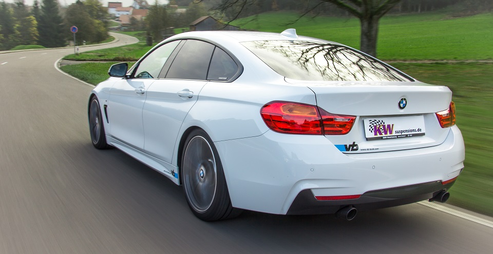 KW Gewindefahrwerk verbaut in einem BMW 4er F36