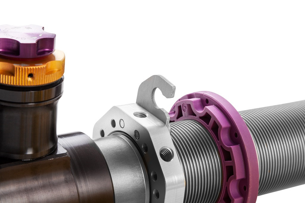KW-Ventiltechnologie, mit den separat in der Zugstufe sowie der Lowspeed-Druckstufe und Highspeed-Druckstufe.