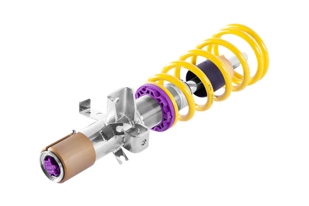 KW V3 Dämpfer verbaut in einem Porsche 911 F-Modell