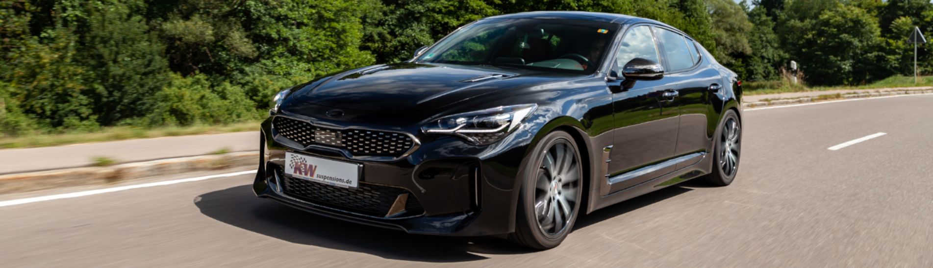 KW Gewindefahrwerk verbaut im KIA Stinger