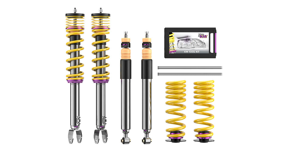 Der Lieferumfang der KW V3 für das C-Klasse T-Modell (S206)