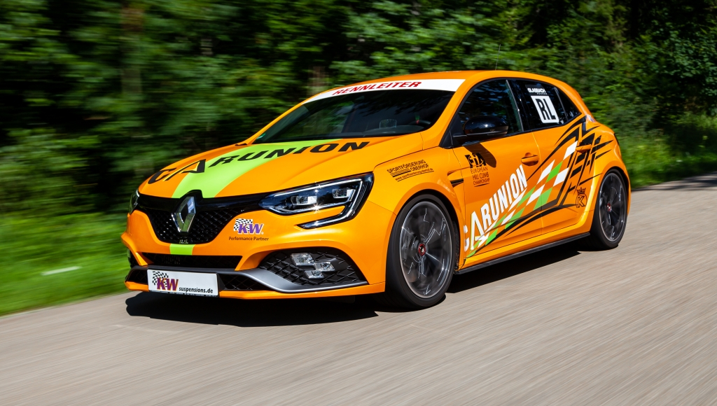Viele Trackday-Enthusiasten entscheiden sich für ein KW Clubsport Gewindefahrwerk; vor allem Mégane R.S. Fahrer